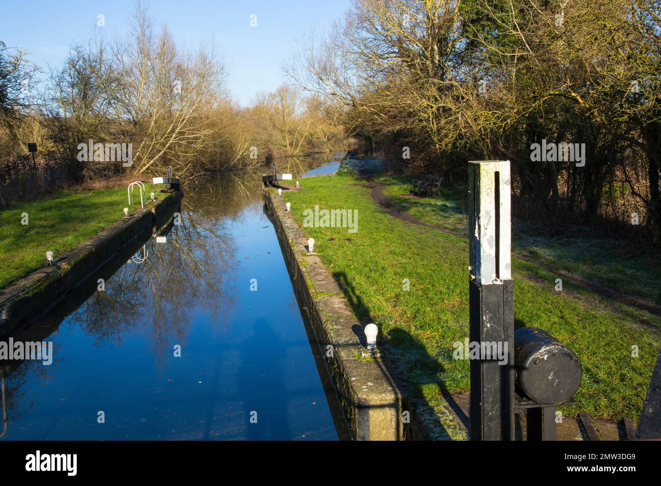 Stort di fiume, Hertfordshire Foto Stock