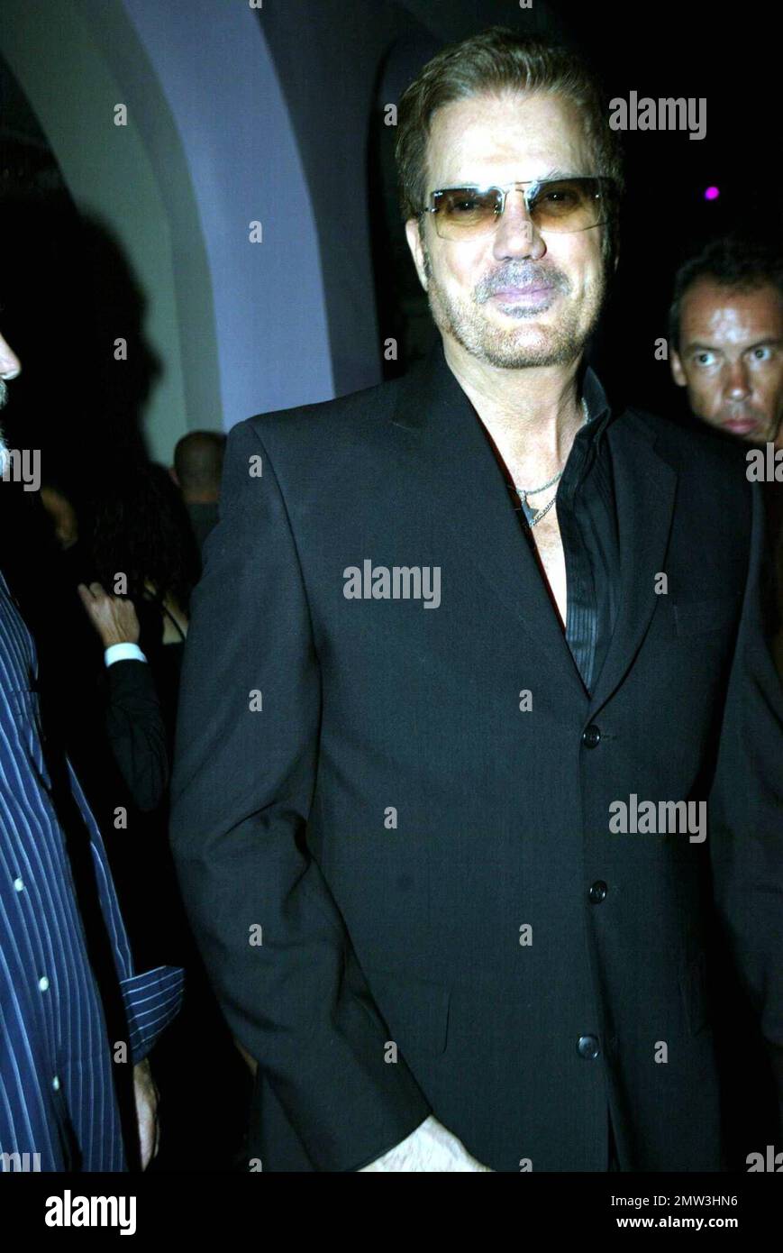 Esclusivo!! Il cantante cubano Willy Chirino partecipa al party di uscita per il suo nuovo CD 'Pa' Lante' al nightclub di Gem sponsorizzato da 'Ocean Drive Espanol' e Cabana Cachasa Mojitos and Spirits. Miami, FL 6/6/08. Foto Stock