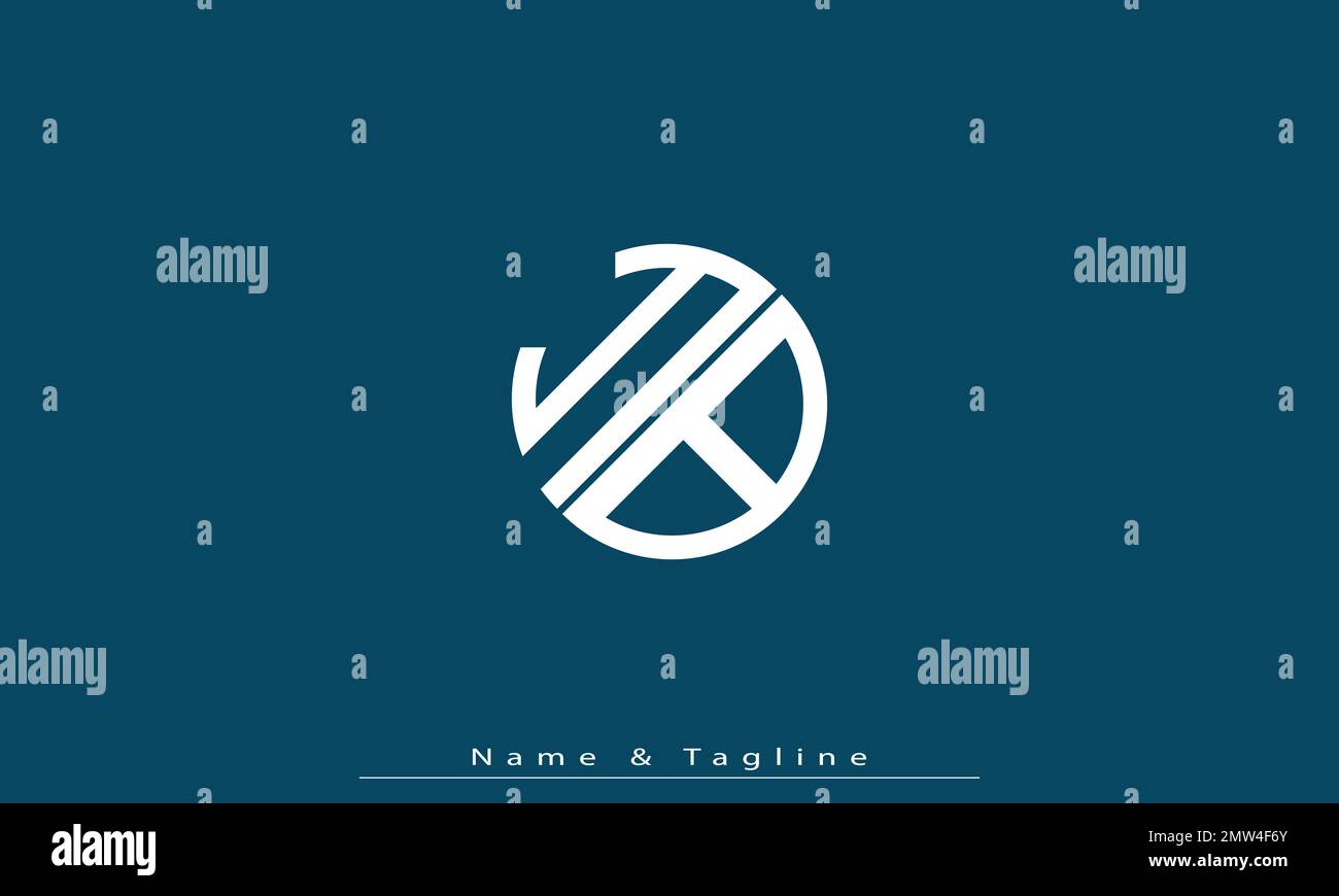 Lettere alfabetiche iniziali logo monogramma YB , DI Illustrazione Vettoriale