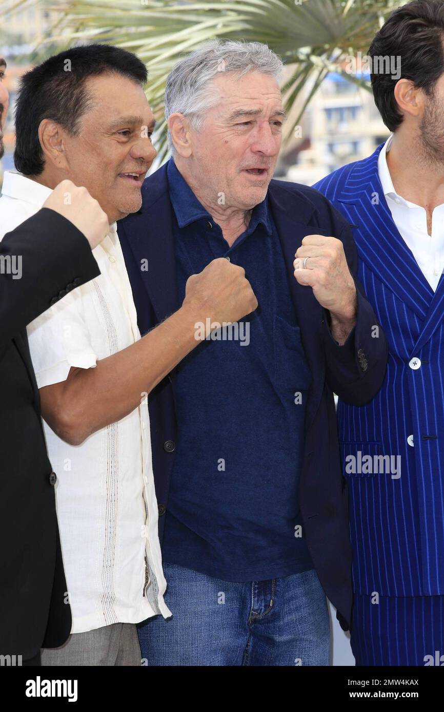 Robert De Niro alla fotocellula "mani di pietra", tenutasi al Palais des Festivals et des Congrès di Cannes nel corso del Festival Internazionale del Film di Cannes 69th a Cannes, Francia. 16th maggio, 2016. Foto Stock