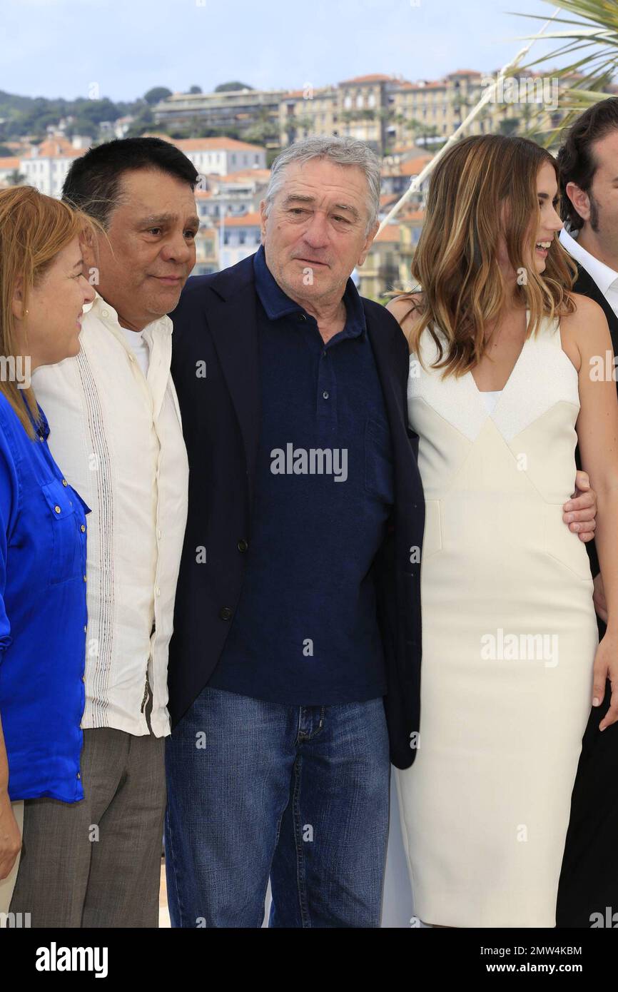 Robert De Niro alla fotocellula "mani di pietra", tenutasi al Palais des Festivals et des Congrès di Cannes nel corso del Festival Internazionale del Film di Cannes 69th a Cannes, Francia. 16th maggio, 2016. Foto Stock