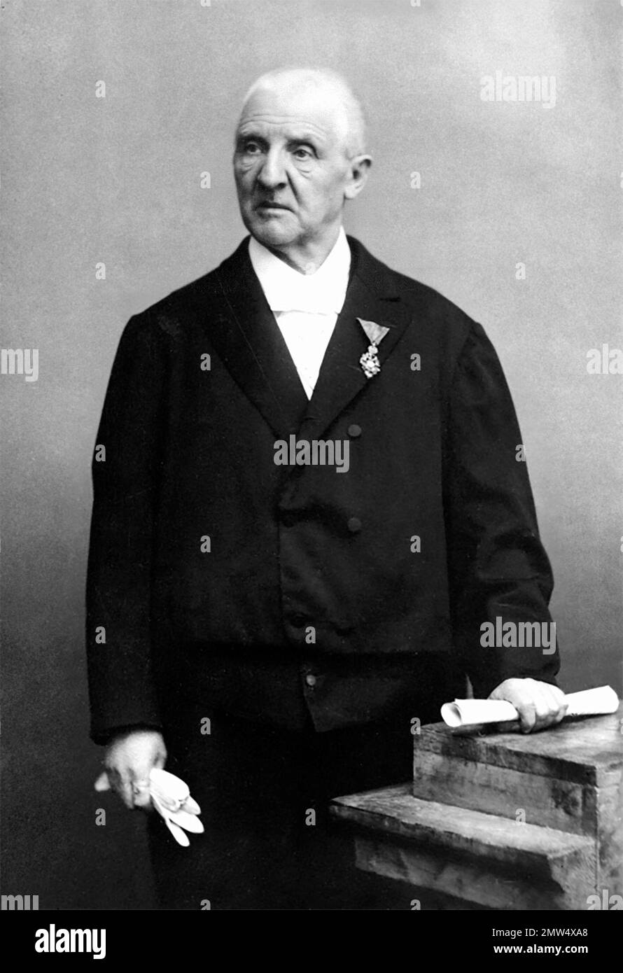 Anton Bruckner. Ritratto del compositore austriaco Josef Anton Bruckner (1824-1896) di otto Schmidt, 1886-96 Foto Stock