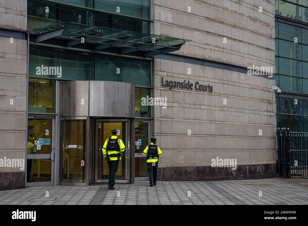 45 Donegall Quay, Belfast, BT1 3LL, Irlanda del Nord, novembre 30th 2022. Tribunali penali, tribunali di Laganside. Foto Stock
