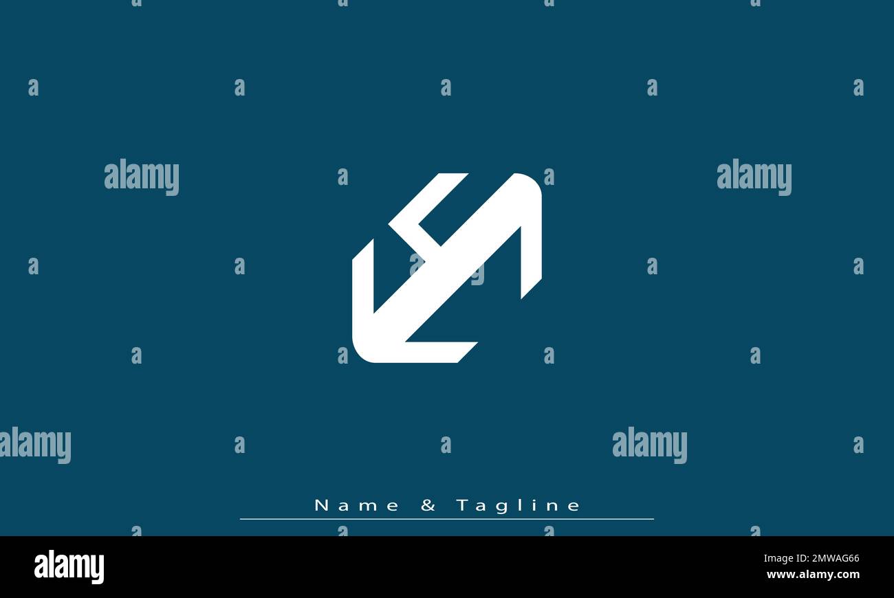 Lettere dell'alfabeto iniziali Logo monogramma YC , CY Illustrazione Vettoriale