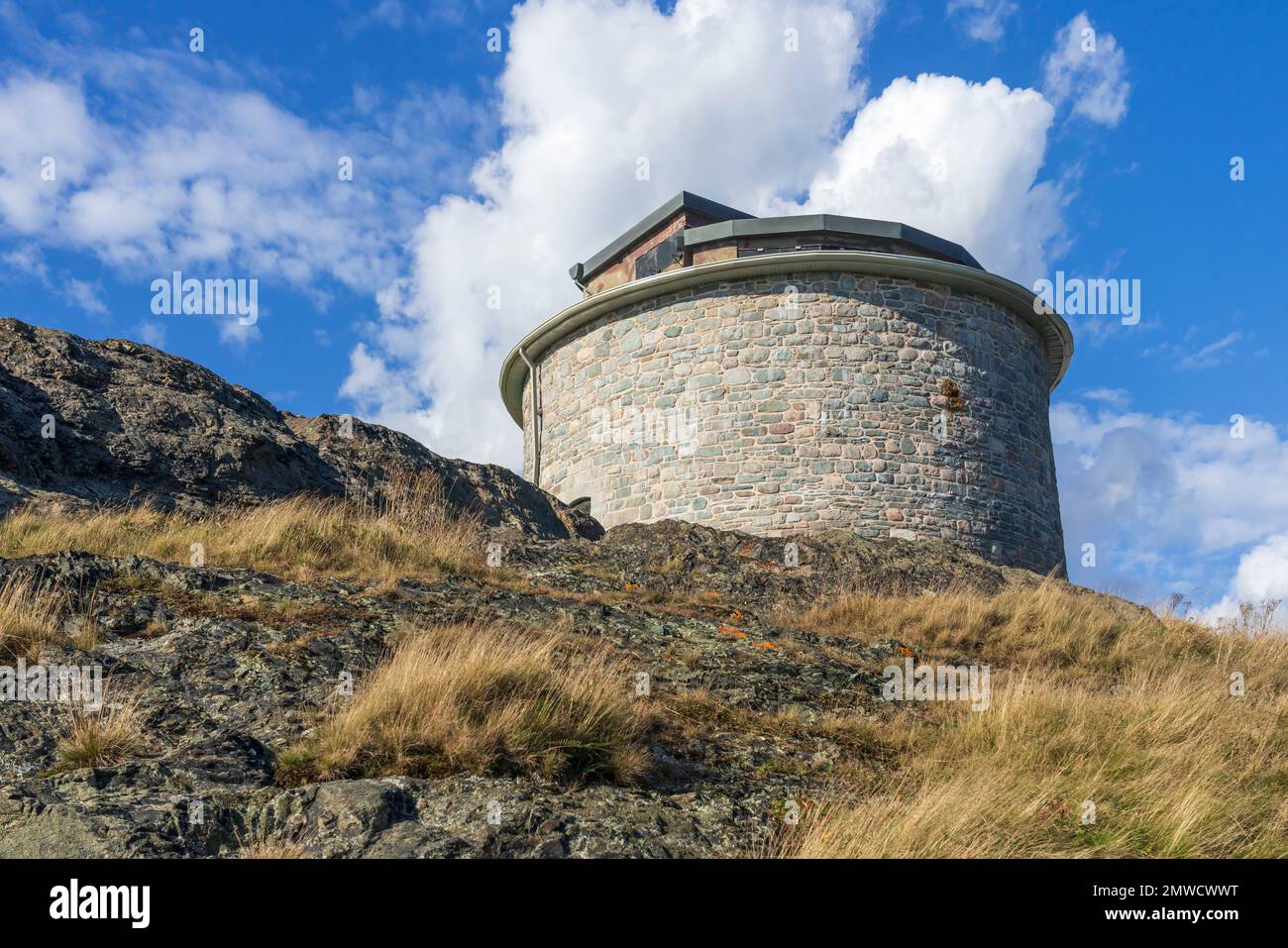 La storica Torre martello di San John, New Brunswick, Canada. Foto Stock