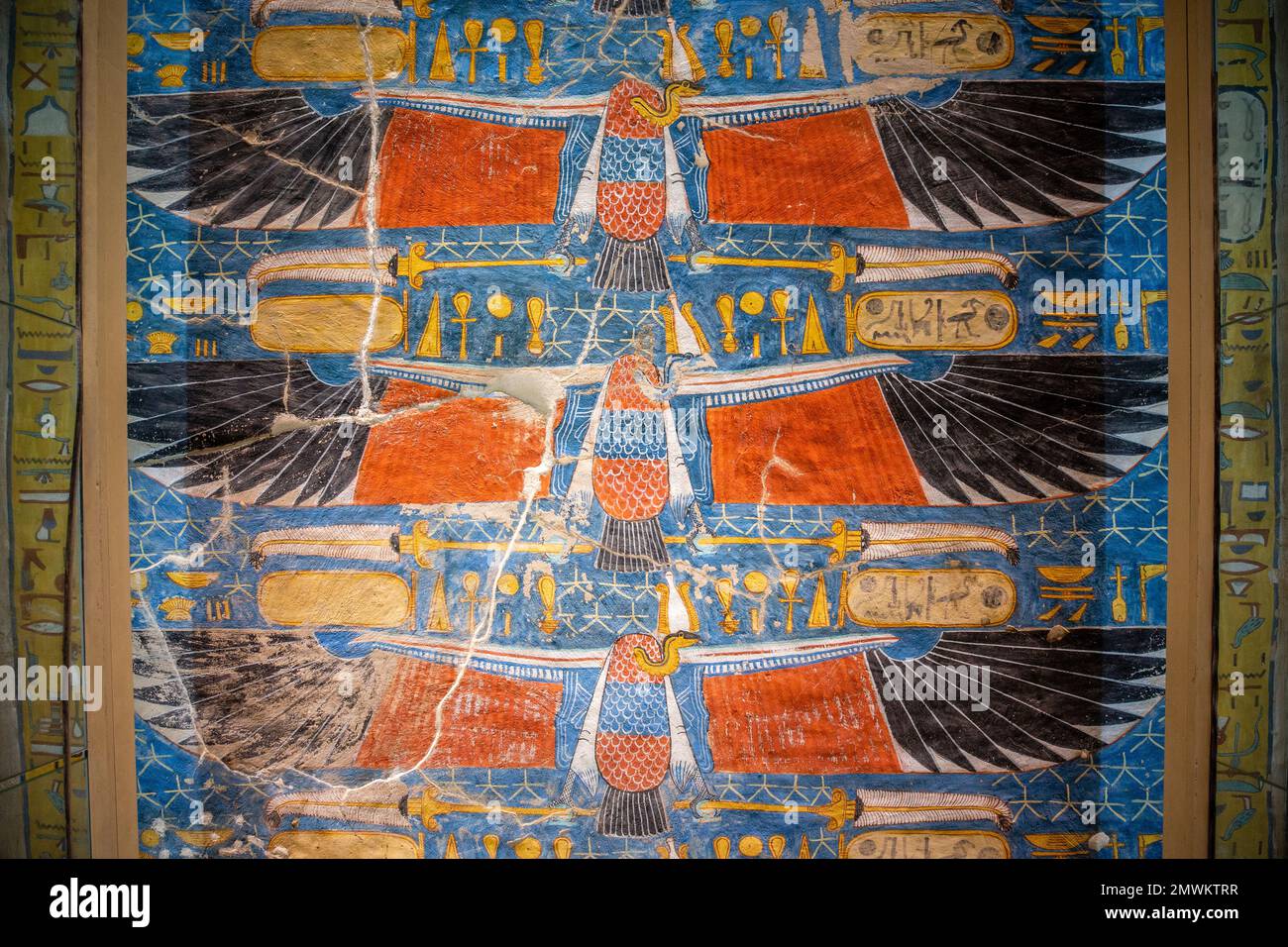 Tomba di Sipta nella Valle dei Re, Luxor, Egitto Foto Stock