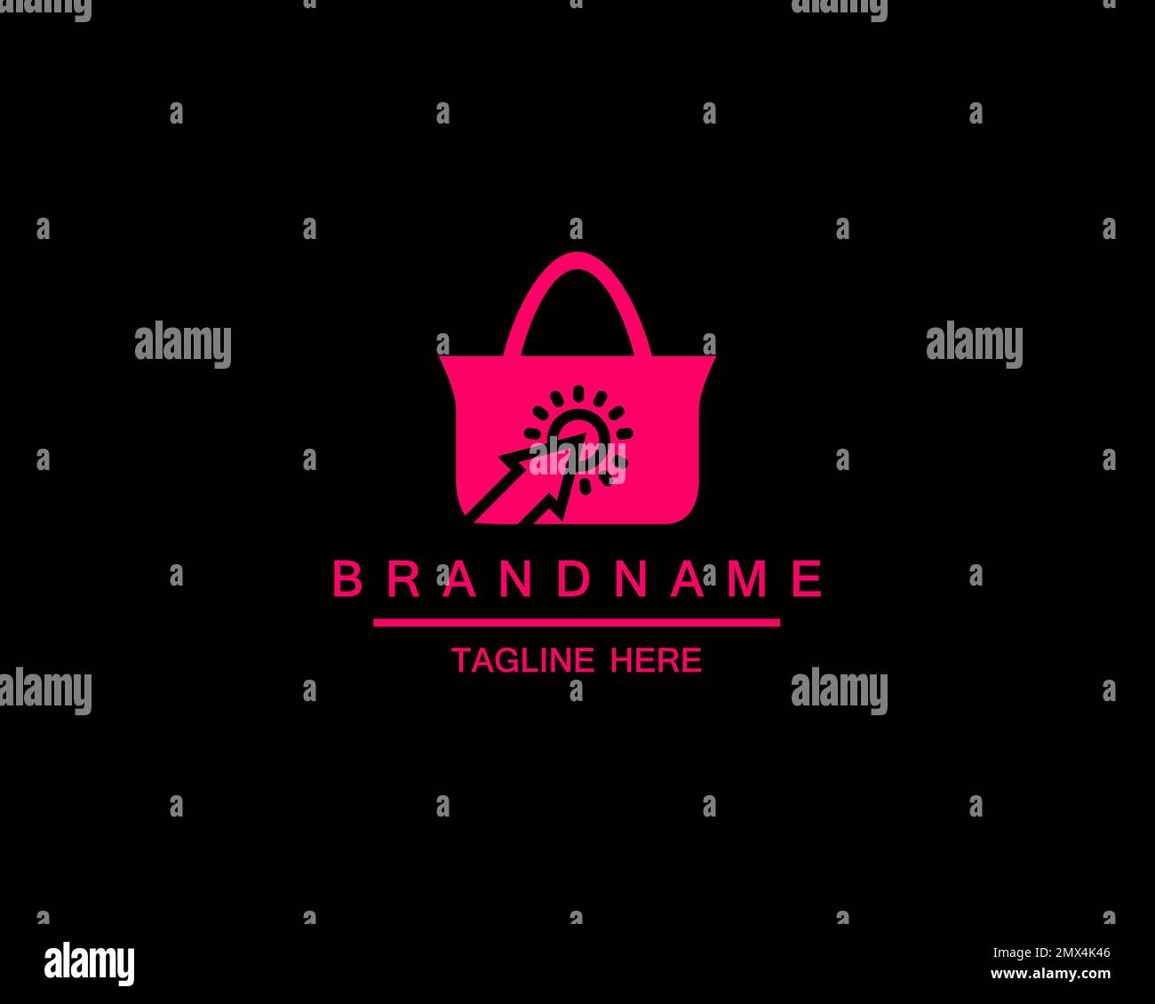 illustrazione icona vettoriale logo freccia del carrello del negozio di destinazione Illustrazione Vettoriale