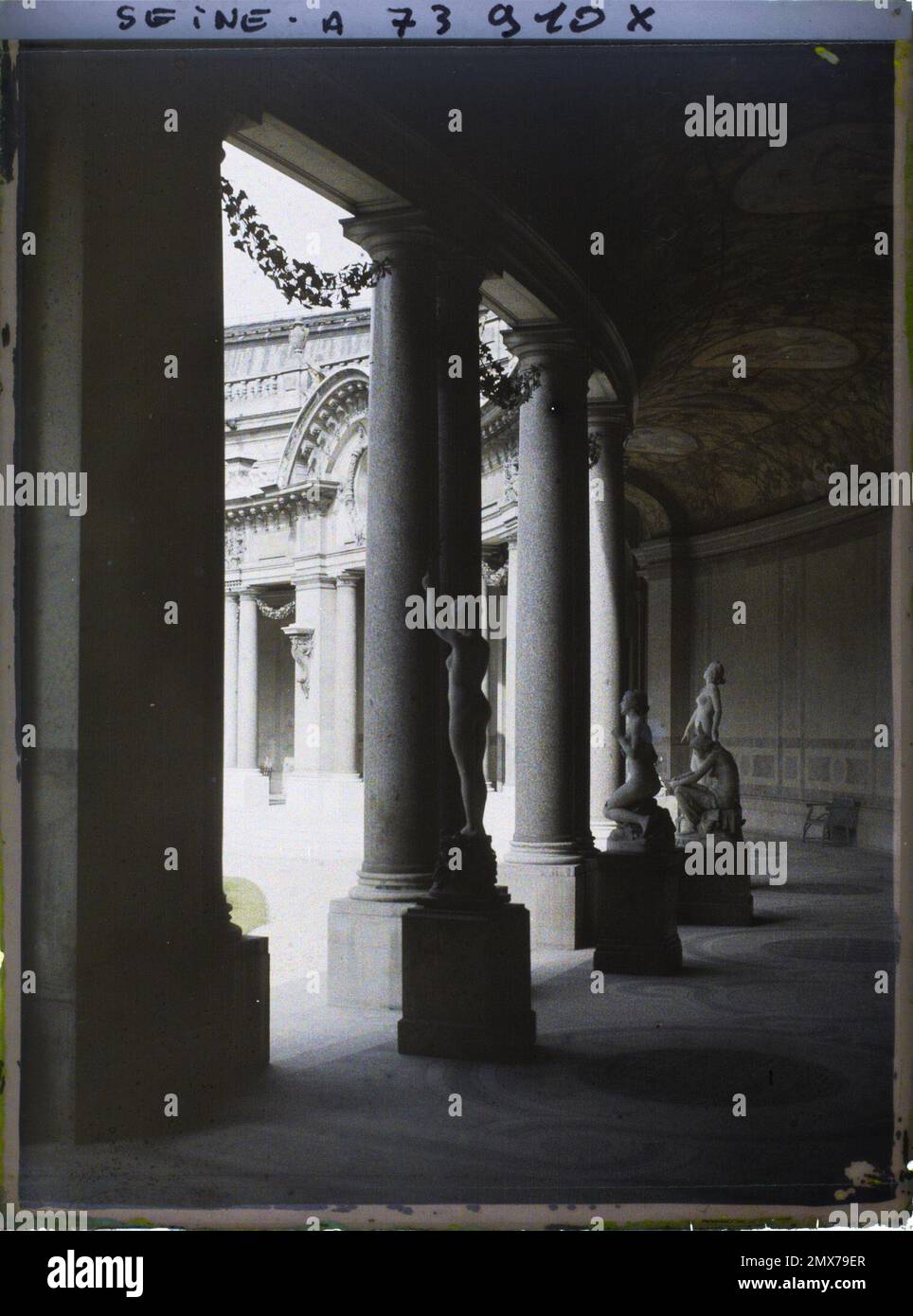 Paris (8th arr.), France le Péristyle du Petit Palais , Foto Stock