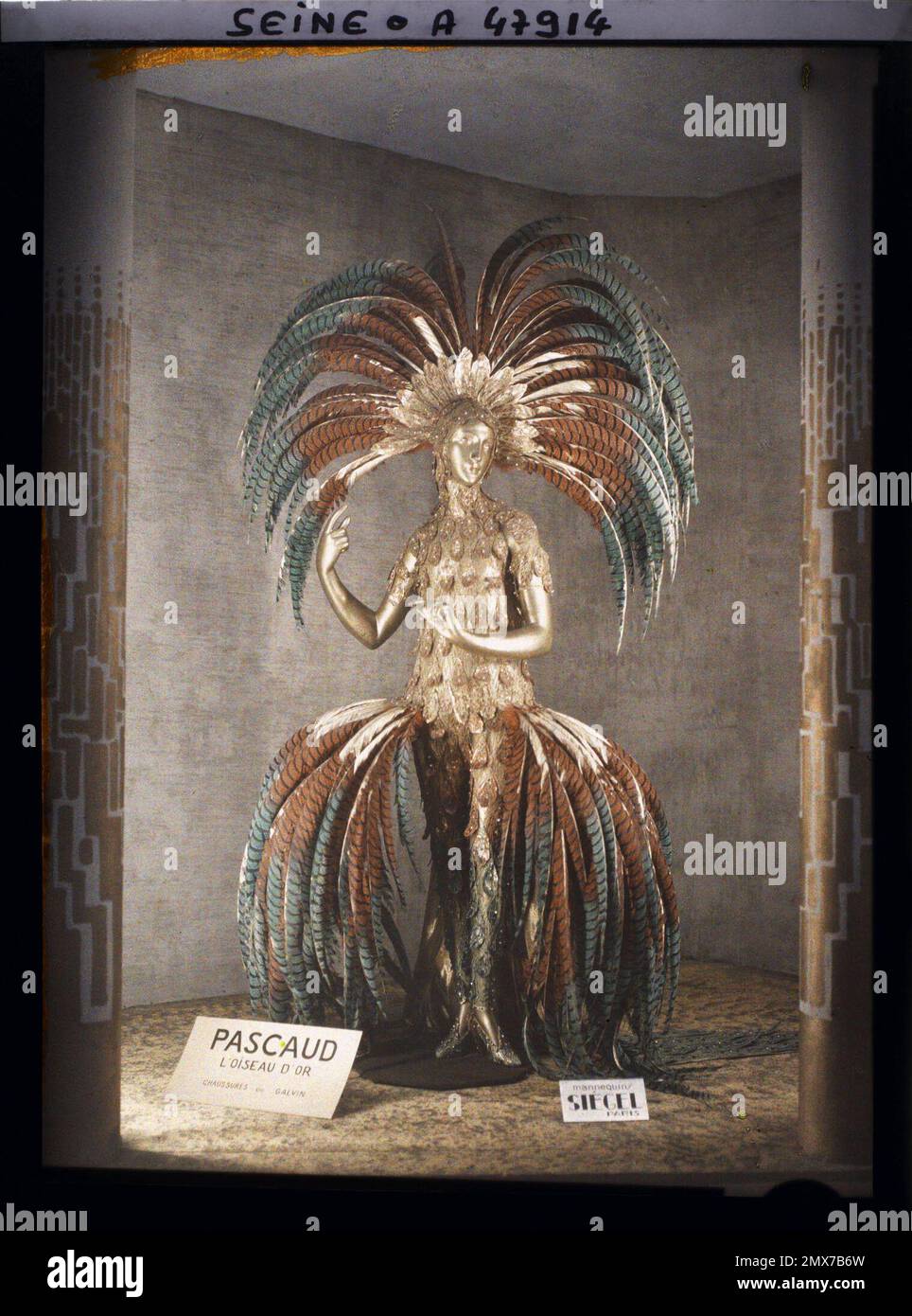 Parigi (8th arr.), Francia la mostra di arti decorative, costumi di scena, classe 25, teatro, nel Grand Palais , 1925 - Mostra Internazionale di Arti decorative moderne e industriali Parigi Foto Stock