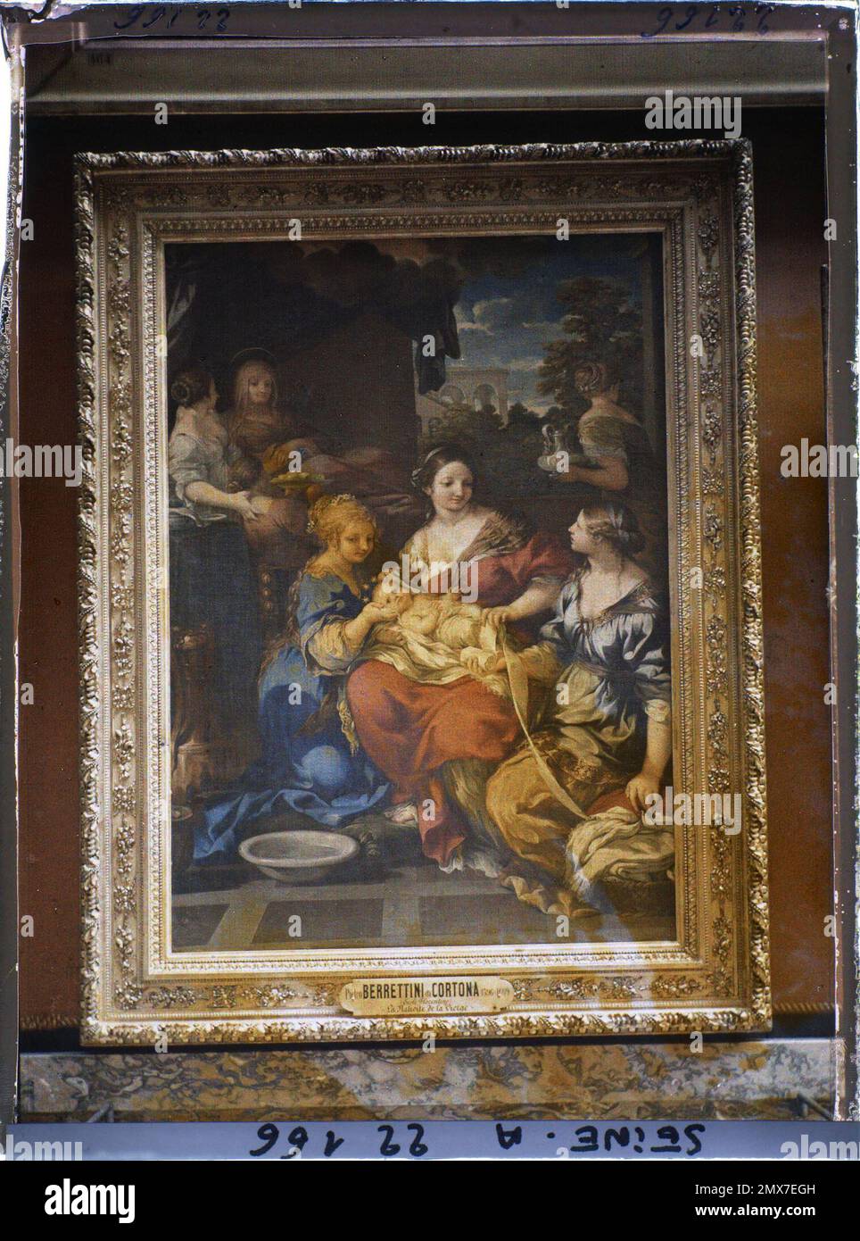 Parigi (1st arr.), Francia la Natività della Vergine, Pierre de Cortone, Museo del Louvre , Foto Stock