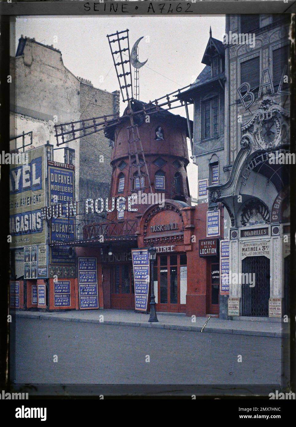 Paris (18th arr.), France le Moulin-Rouge, boulevard de Clichy , Foto Stock