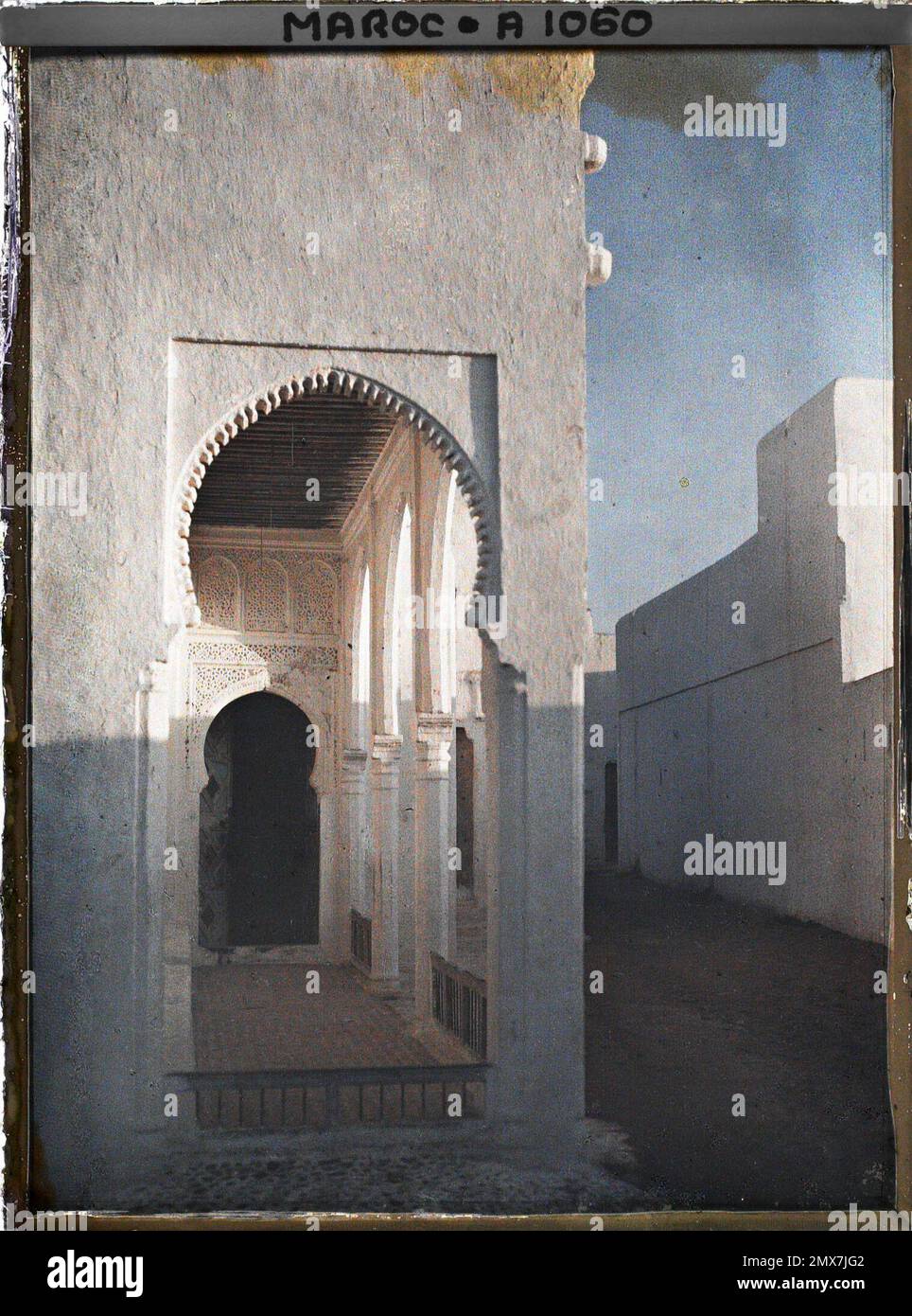 SAL , Maroc le maso le falen Hasobé Hasso F , 1912-1913 - Marocco - Stéphane Passet - (dicembre - gennaio) Foto Stock