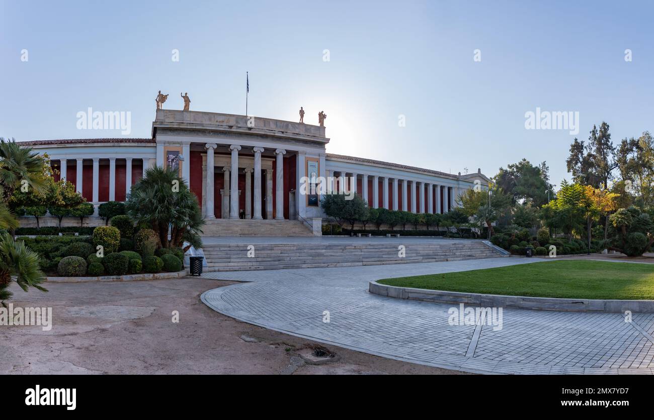 Una foto del Museo Archeologico Nazionale di Atene. Foto Stock
