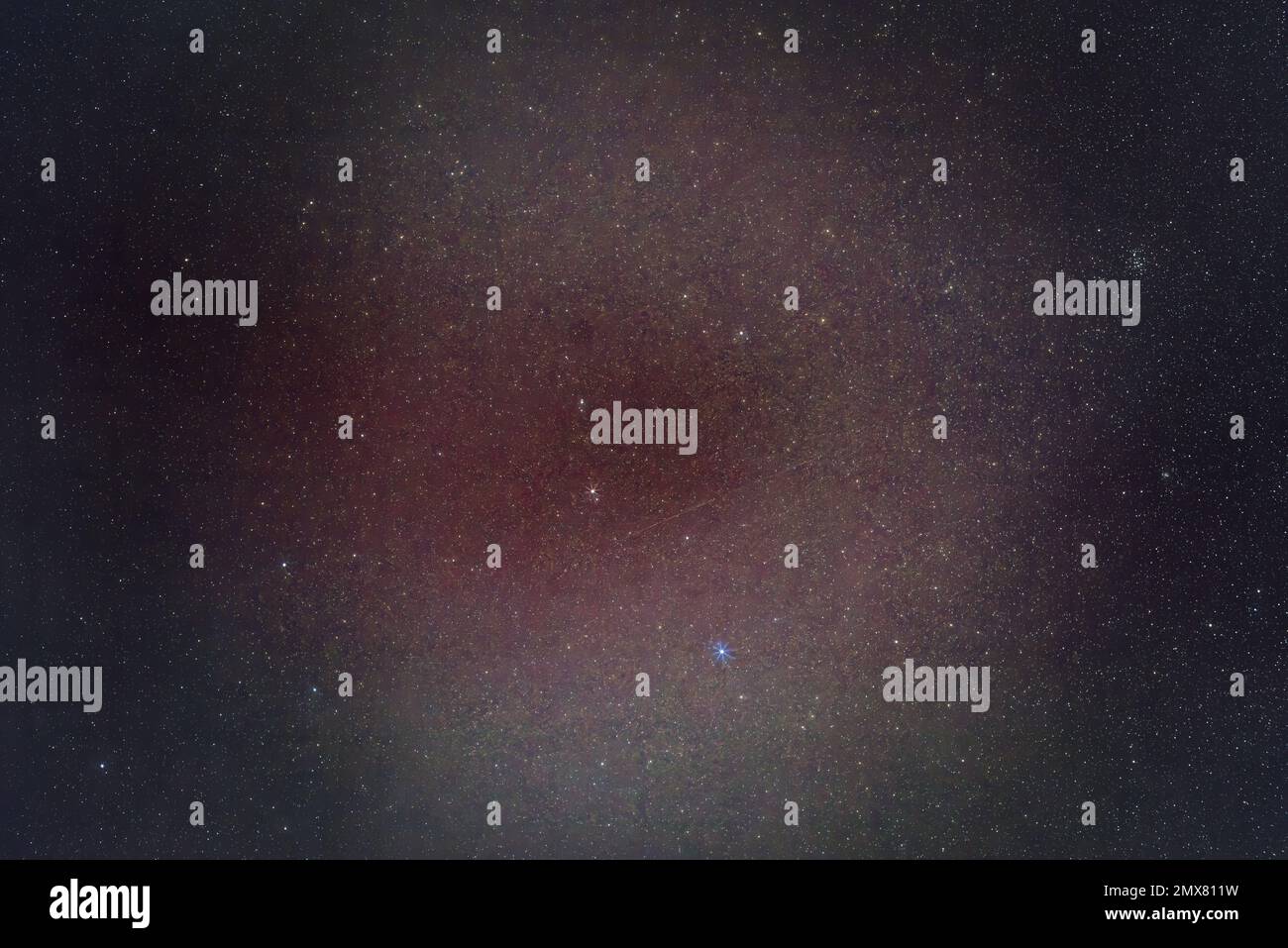 Astrofotografia Deep Sky - LEO Constellation - 35mm f4 ISO500 - Nord52 20.01.2023 Foto Stock