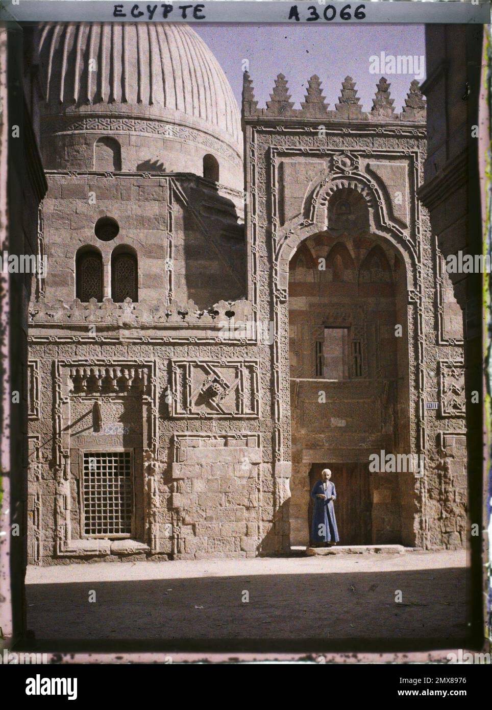 Cairo, Egitto, Moschea Africa 'Emaret Hasan Pasha'? , 1914 - Egitto - Auguste Léon - (gennaio-febbraio) Foto Stock