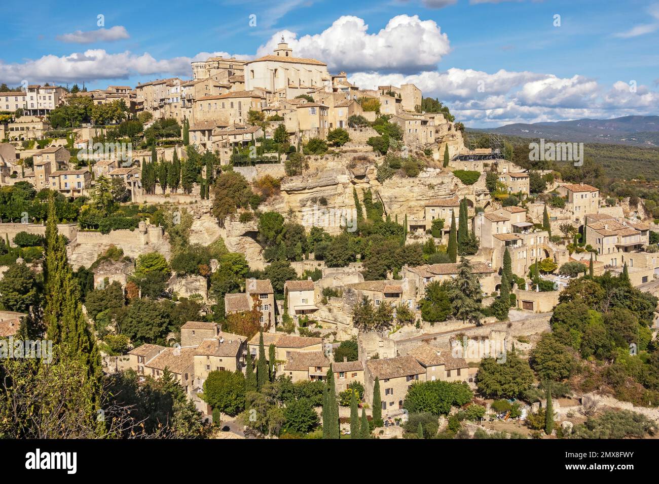 Francia, Provenza, Vaucluse, Gordes Foto Stock