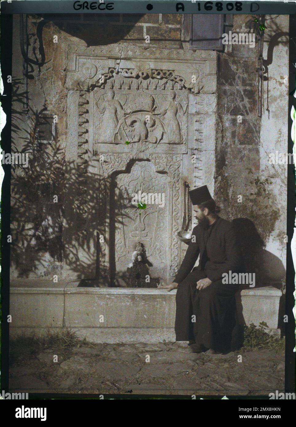 Monastero di Iveron, Grecia , 1918 - Grecia - Fernand Cuville - (settembre) Foto Stock