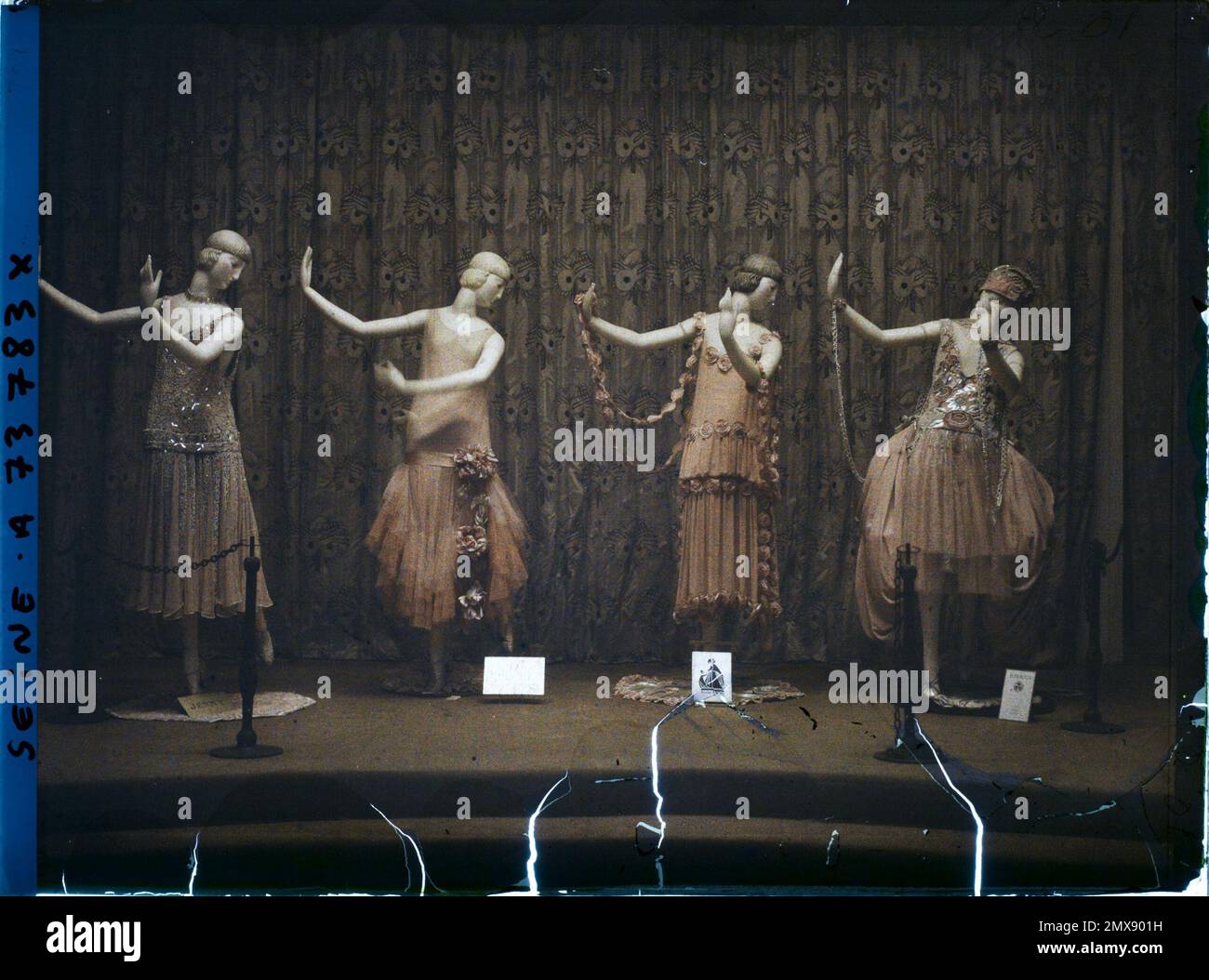 Parigi (8th arr.), Francia la mostra di arti decorative, costumi di scena, classe 24, teatro, nel Grand Palais , 1925 - Mostra Internazionale di Arti decorative moderne e industriali Parigi Foto Stock