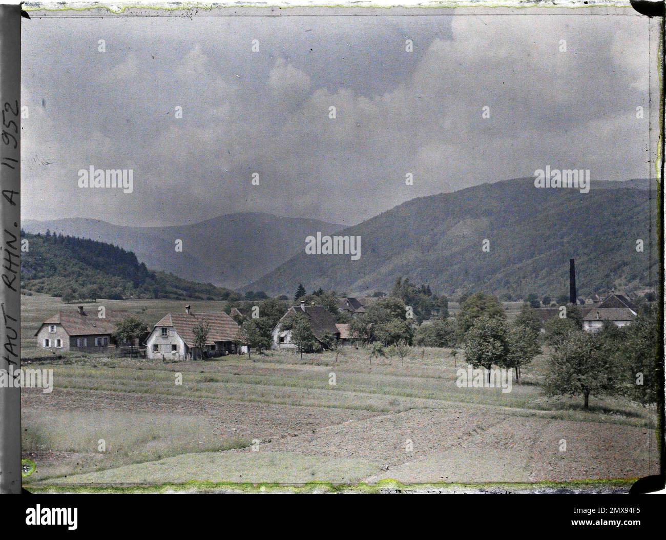 Kirchberg, Alto Reno, Alsazia, Francia Vallée de la Doller, Ballon d'Alsace , 1917 - Alsazia - Paul Castelnau (sezione fotografica degli eserciti) - (giugno) Foto Stock