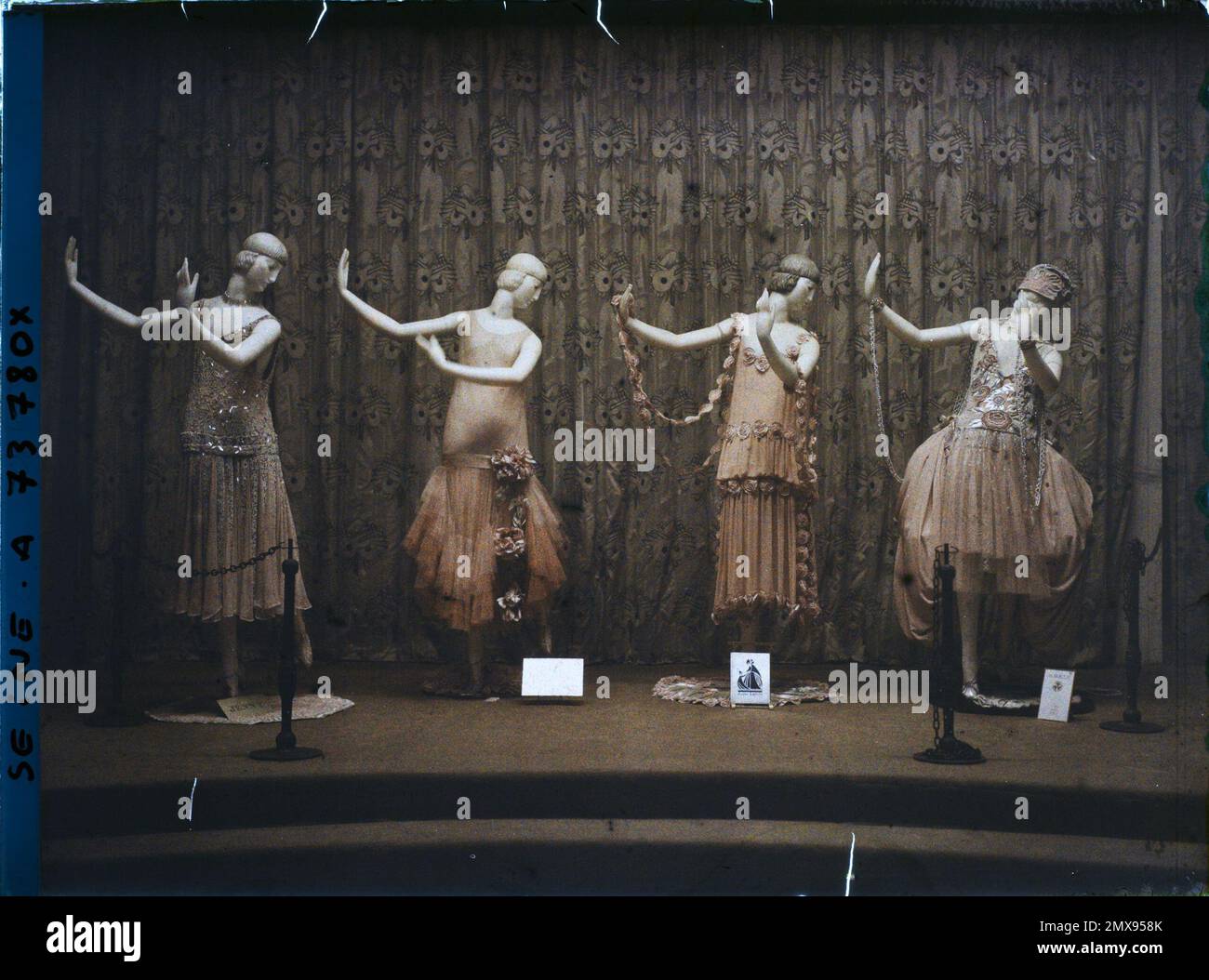 Parigi (8th arr.), Francia la mostra di arti decorative, costumi di scena, classe 24, teatro, nel Grand Palais , 1925 - Mostra Internazionale di Arti decorative moderne e industriali Parigi Foto Stock