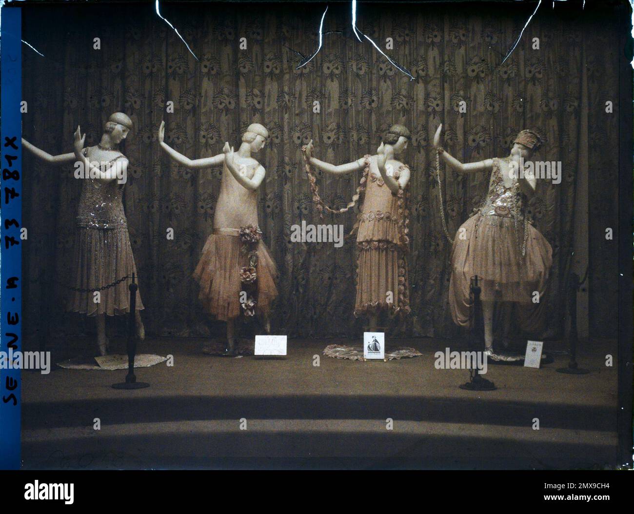 Parigi (8th arr.), Francia la mostra di arti decorative, costumi di scena, classe 24, teatro, nel Grand Palais , 1925 - Mostra Internazionale di Arti decorative moderne e industriali Parigi Foto Stock