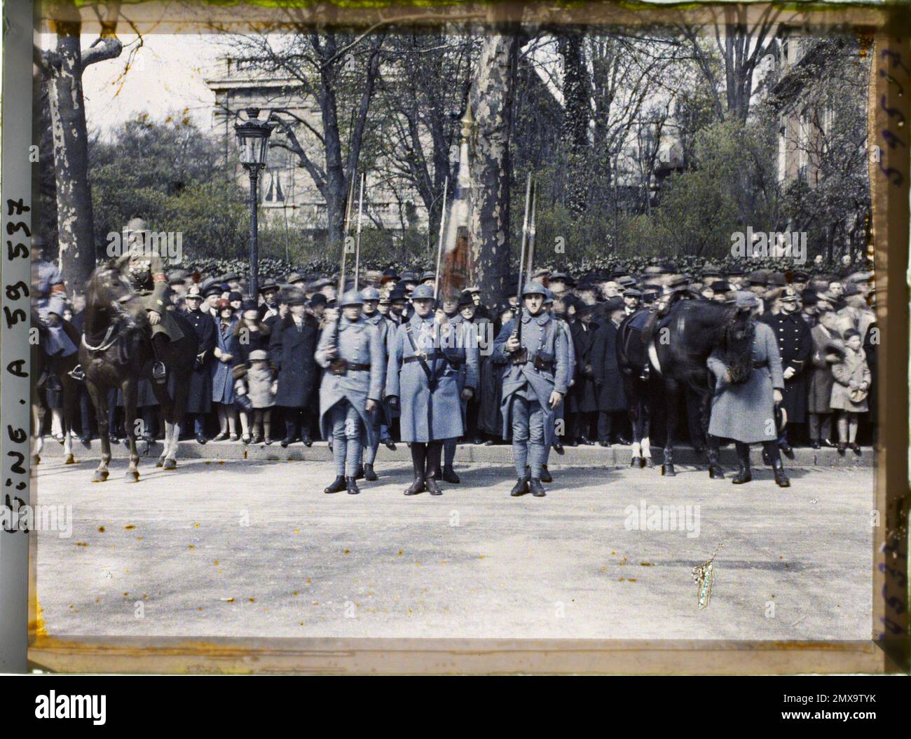 Parigi (16th arr.), Francia i funerali dell'ambasciatore degli Stati Uniti Myron Herrick, avenue d' Iéna, Foto Stock