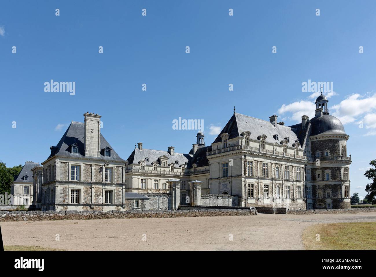 Chateau de Serrant, Saint-Georges-sur-Loire, Pays de la Loire, Francia Foto Stock