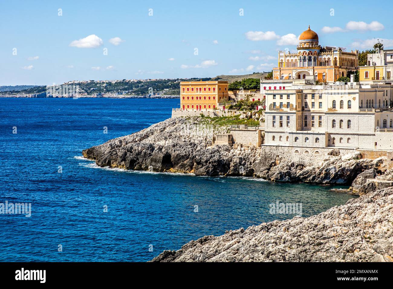 Villa Sticci a Santa Cesarea Terme, Puglia, Santa Cesarea Terme, Puglia, Italia Foto Stock