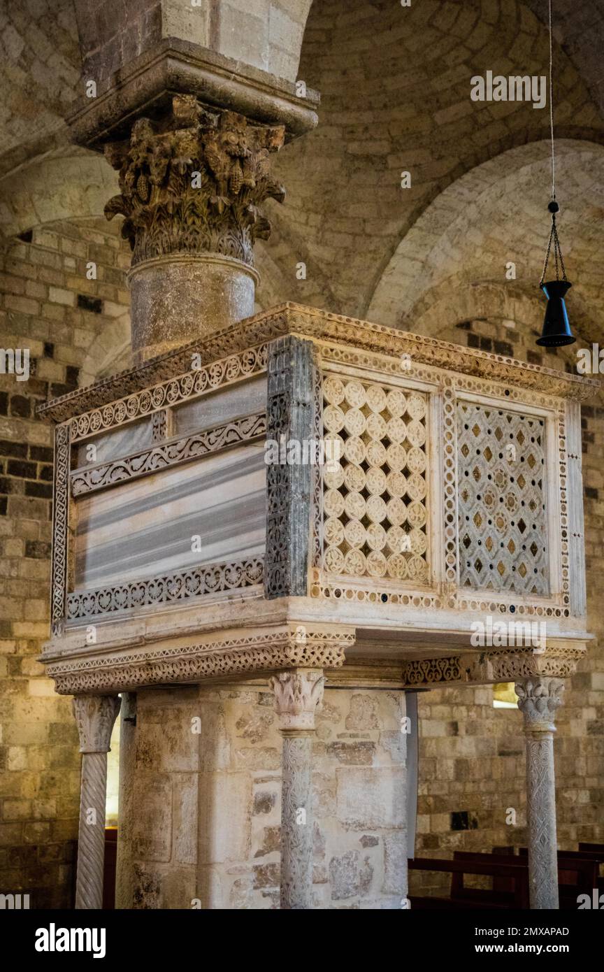Cattedrale di San Valentino, opera della scuola lombarda, Bitonto, Puglia, Bitonto, Puglia, Italia Foto Stock
