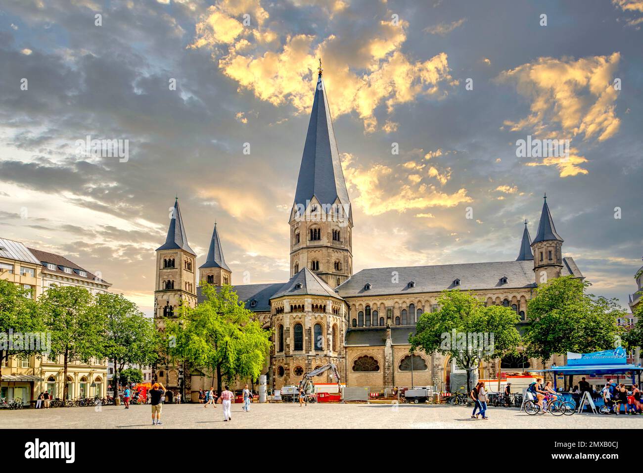 Città vecchia di Bonn, Germania Foto Stock