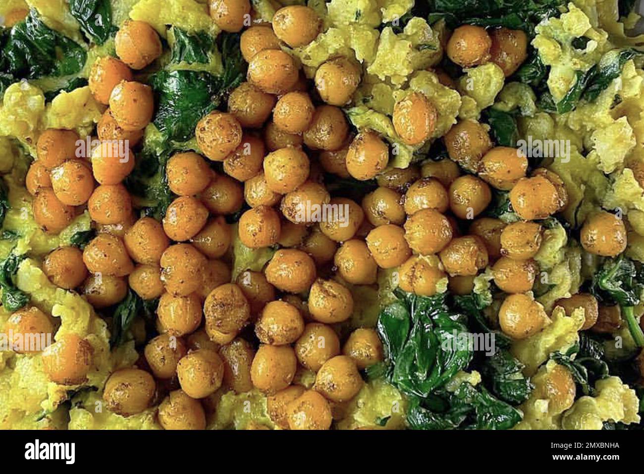 Insalata di ceci Foto Stock