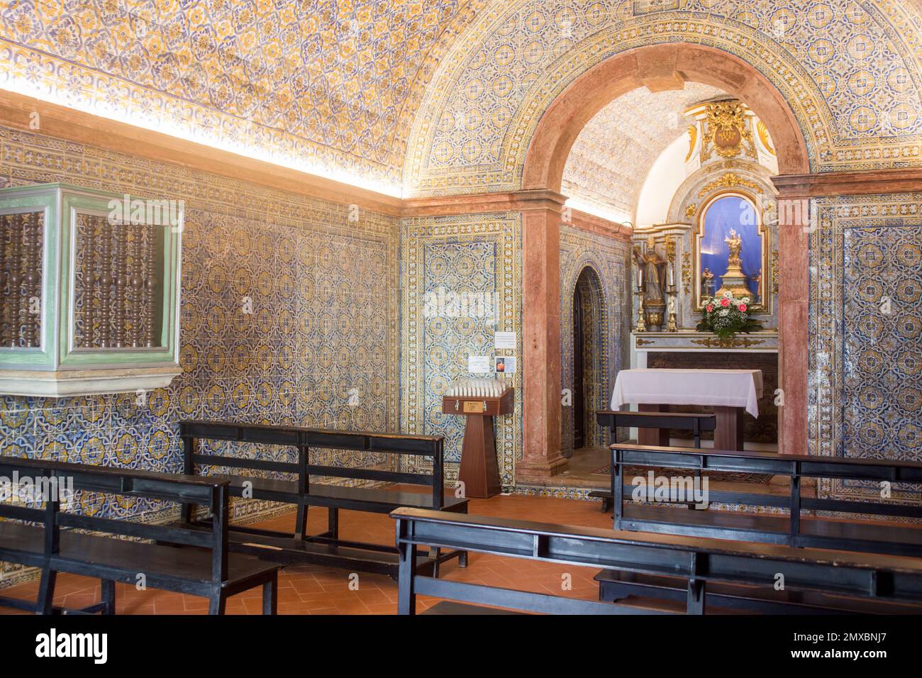 cappella di Ericeira Capela de Nossa Senhora da Boa Viagem e de Santo António Portogallo Foto Stock