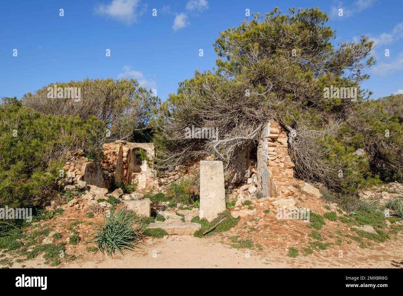 Luogo della battaglia di mallorca, Son Servera, Maiorca, Isole Baleari, Spagna Foto Stock