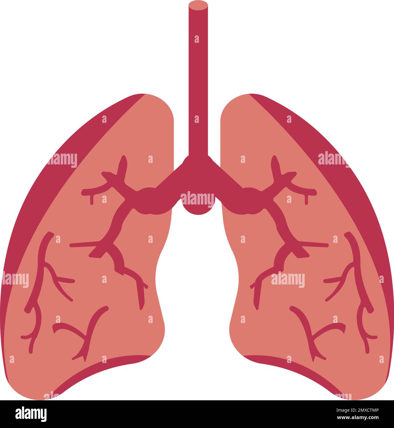 Icona polmoni modello disegno illustrazione vettoriale.EPS 10 Illustrazione Vettoriale