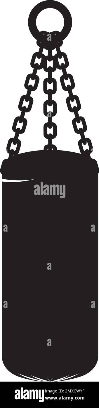 Illustrazione vettoriale icona del sacchetto di punzonatura Illustrazione Vettoriale