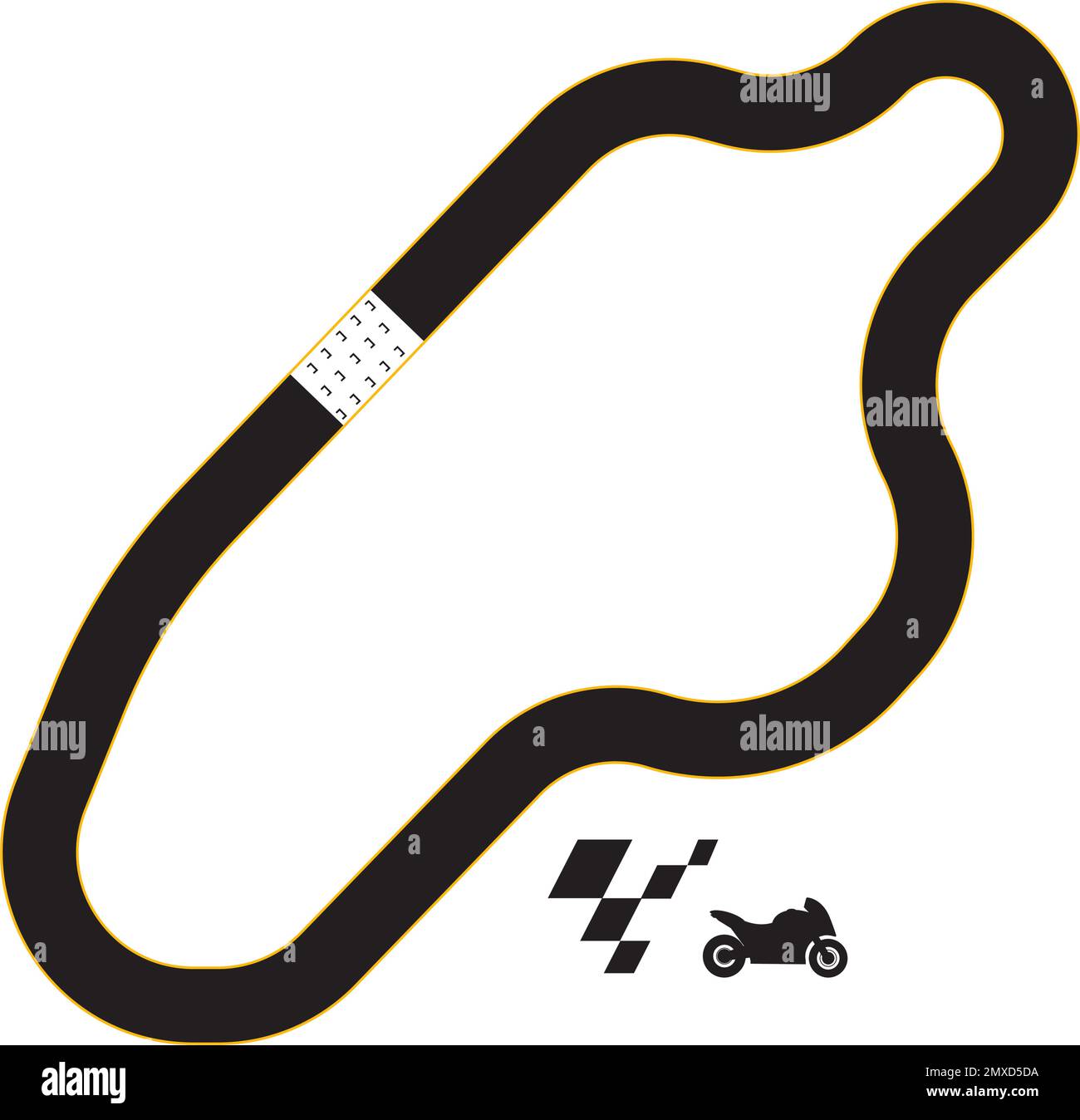 Icona della pista simbolo e sfondo dell'illustrazione vettoriale Illustrazione Vettoriale