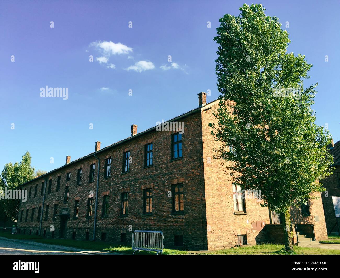 A KL Auschwitz, il più grande dei campi di concentramento e dei centri di sterminio nazisti tedeschi Foto Stock