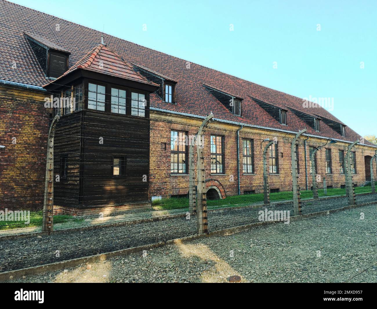 A KL Auschwitz, il più grande dei campi di concentramento e dei centri di sterminio nazisti tedeschi Foto Stock