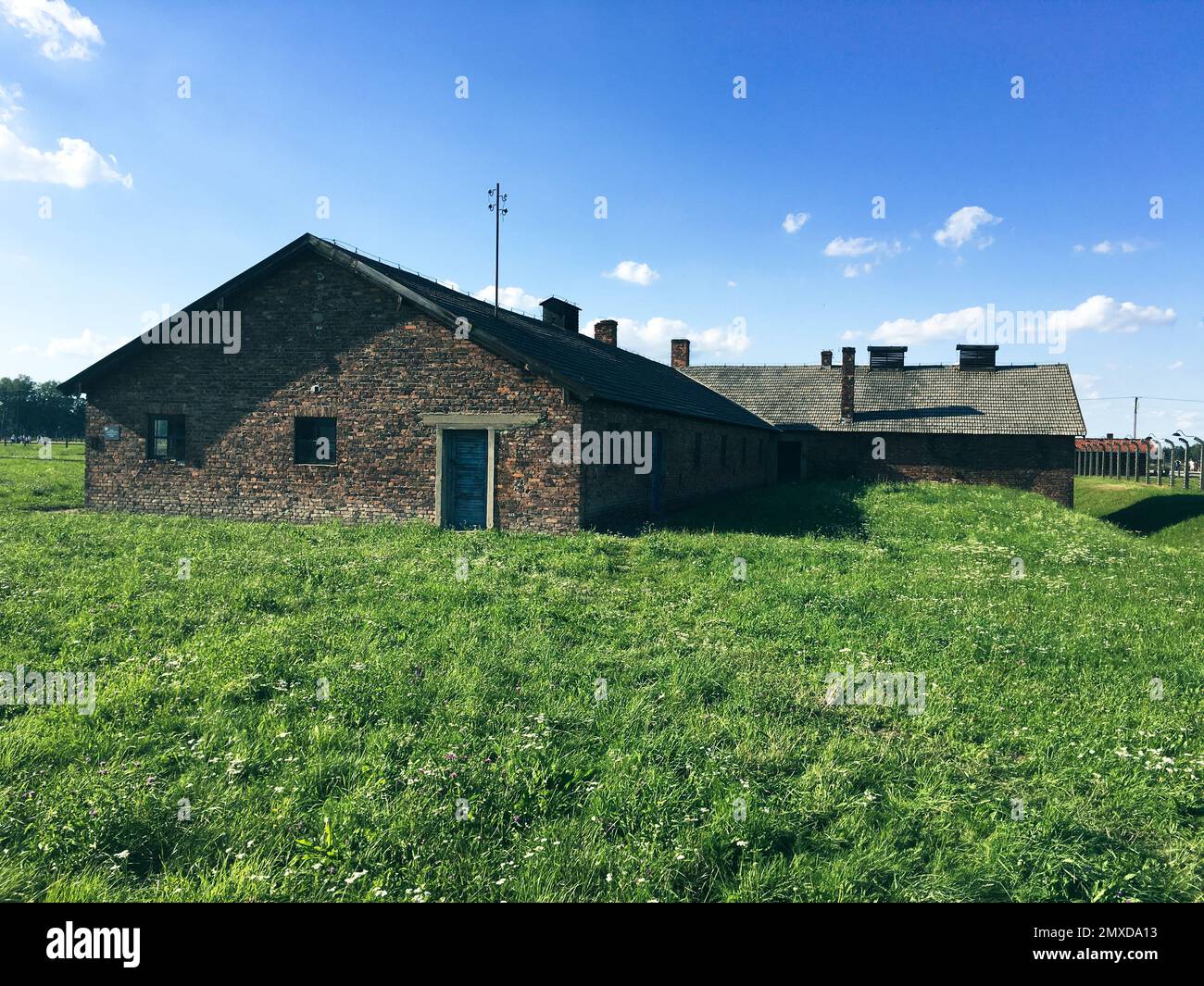 A KL Auschwitz, il più grande dei campi di concentramento e dei centri di sterminio nazisti tedeschi Foto Stock