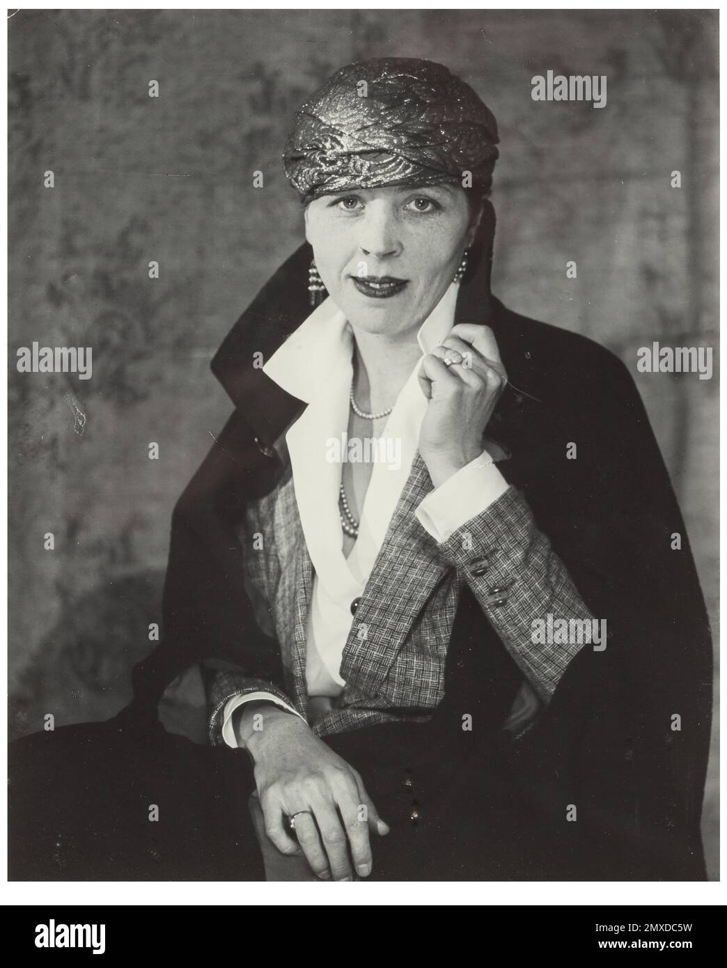 Ritratto di Djuna Barnes (1892-1982). Museo: COLLEZIONE PRIVATA. Autore: BERENICE ABBOTT. Foto Stock