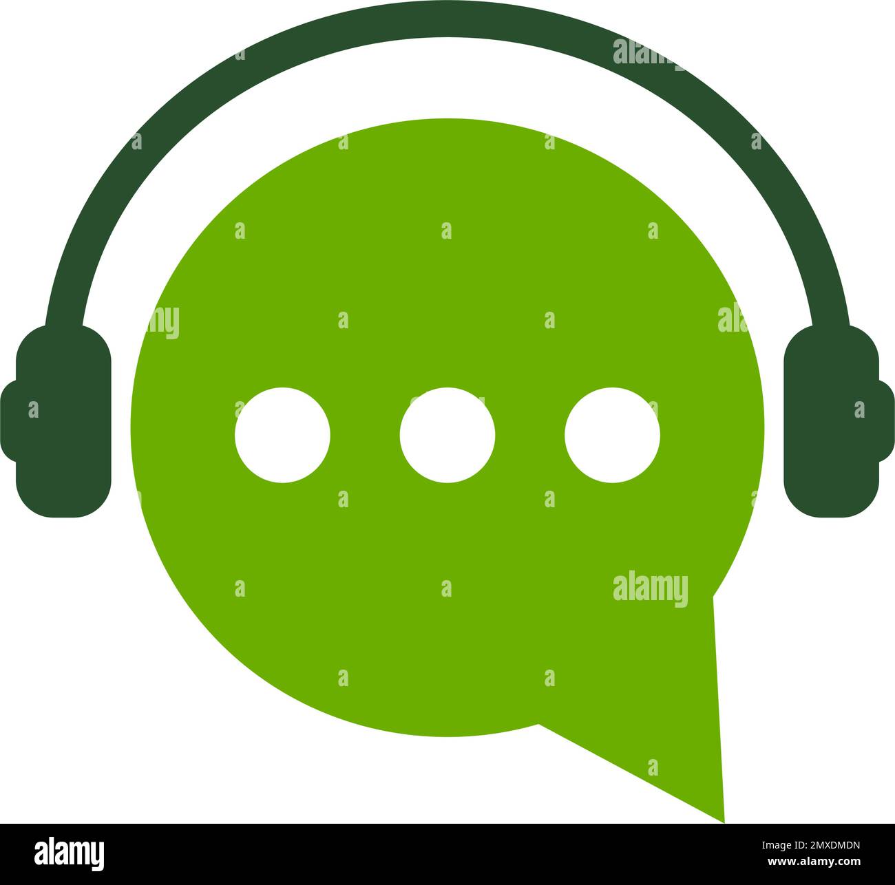 Icona Assistenza clienti. Supporto tramite chat. Guida. Vettore modificabile. Illustrazione Vettoriale