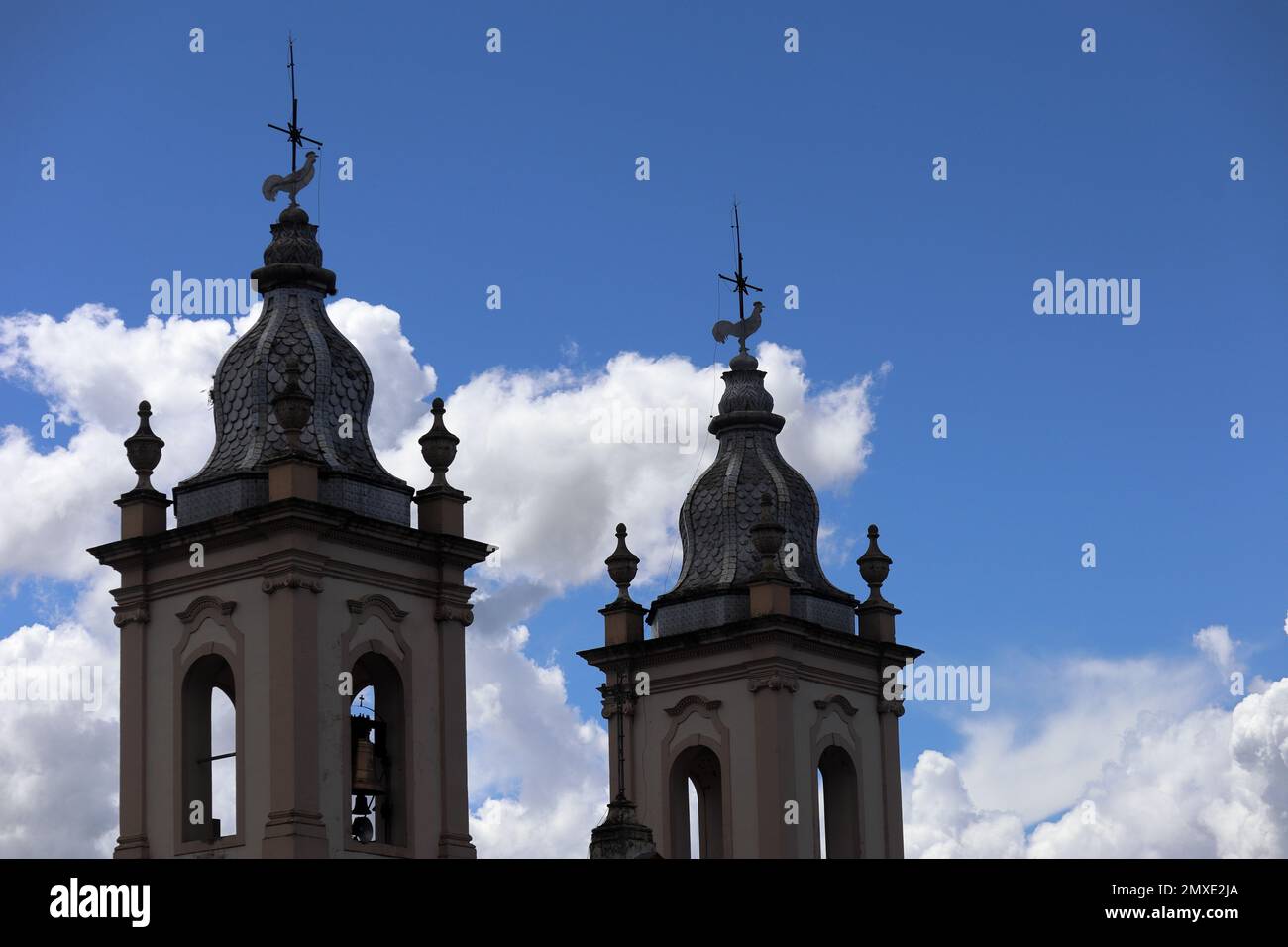 Areias, San Paolo, Brasile. Febbraio 1, 2023. Areias chiesa principale. Foto Stock