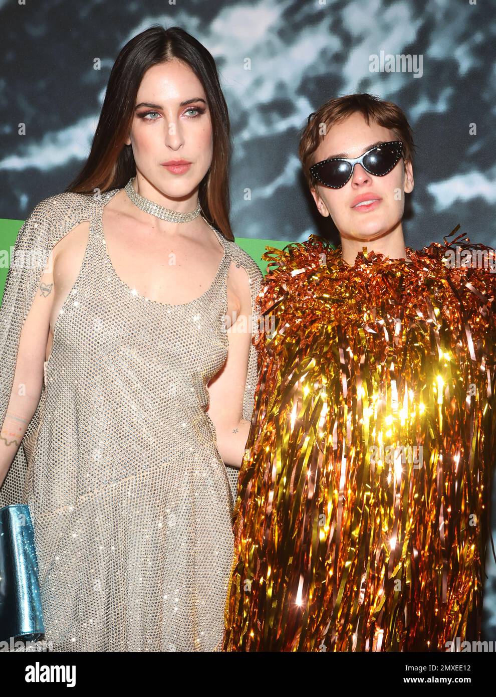 Los Angeles, California. 2nd Feb, 2023. Scout LaRue Willis, Tallulah Belle Willis presso Stella McCartney x Adidas presso Henson Recording Studios di Los Angeles, California, il 2 febbraio 2023. Credit: Faye Sadou/Media Punch/Alamy Live News Foto Stock