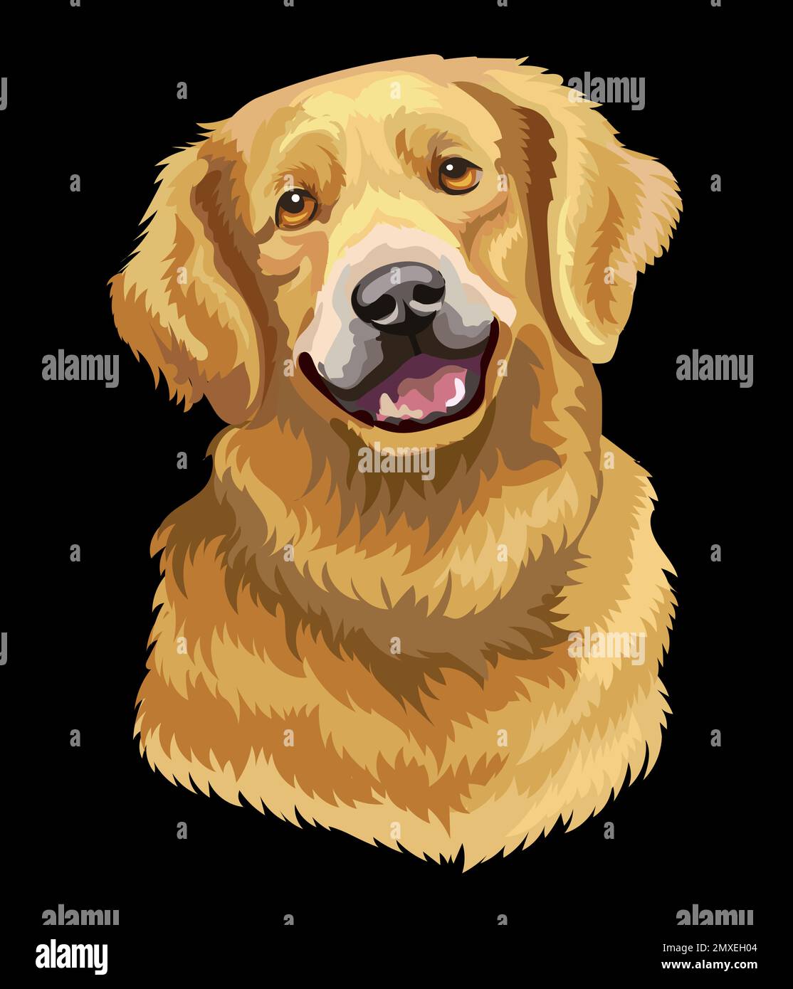 Punto Croce Kit Da Ricamare Golden Retriever Opera D'arte - Foto 14