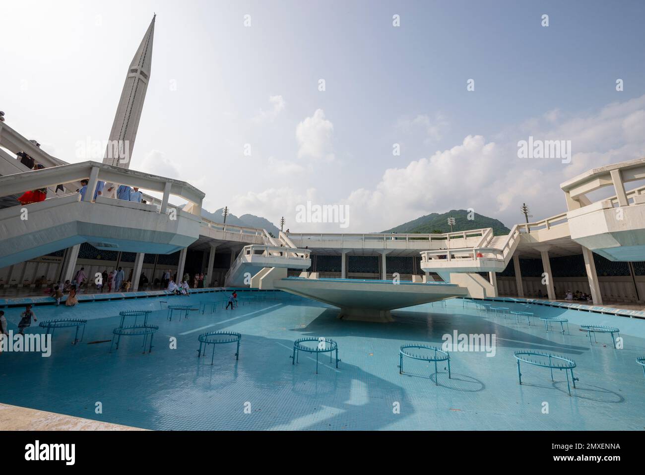 La Moschea Faisal, Islamabad Foto Stock