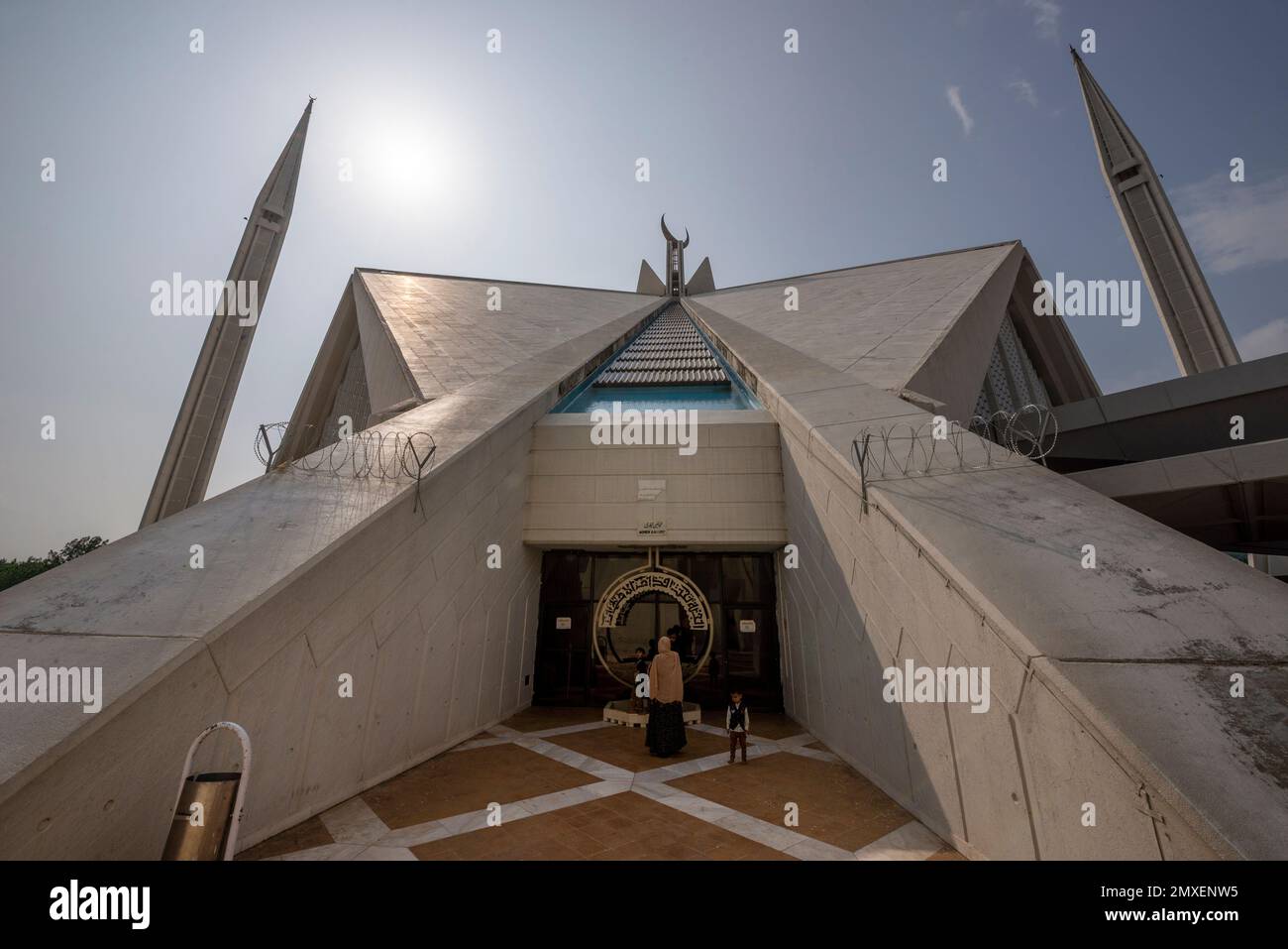 La Moschea Faisal, Islamabad Foto Stock