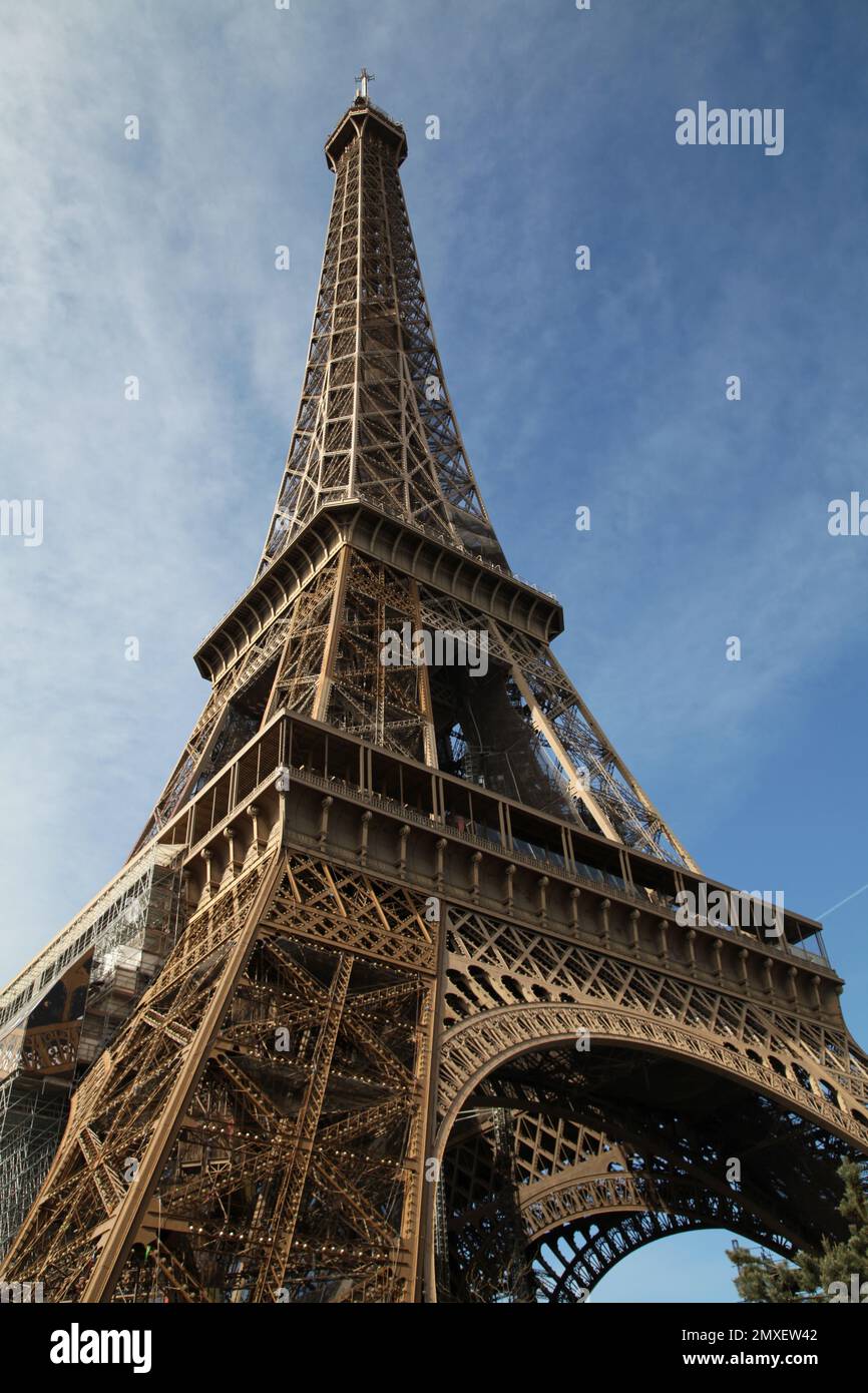 Torre Eiffel, Parigi, Francia Foto Stock