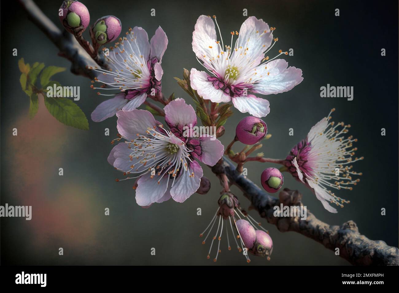 Favoloso fiore di ciliegia creativo e bello. Alta qualità Foto Stock