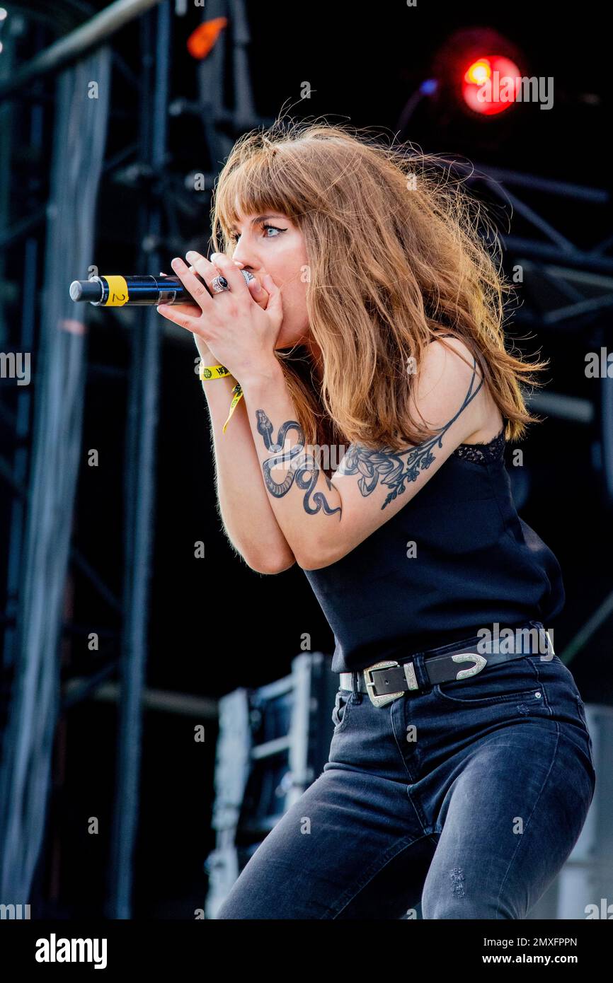 Francia 21 giugno 2019 Lillies caduto - vivere all'Inferno Fest Clisson © Andrea Ripamonti / Alamy Foto Stock