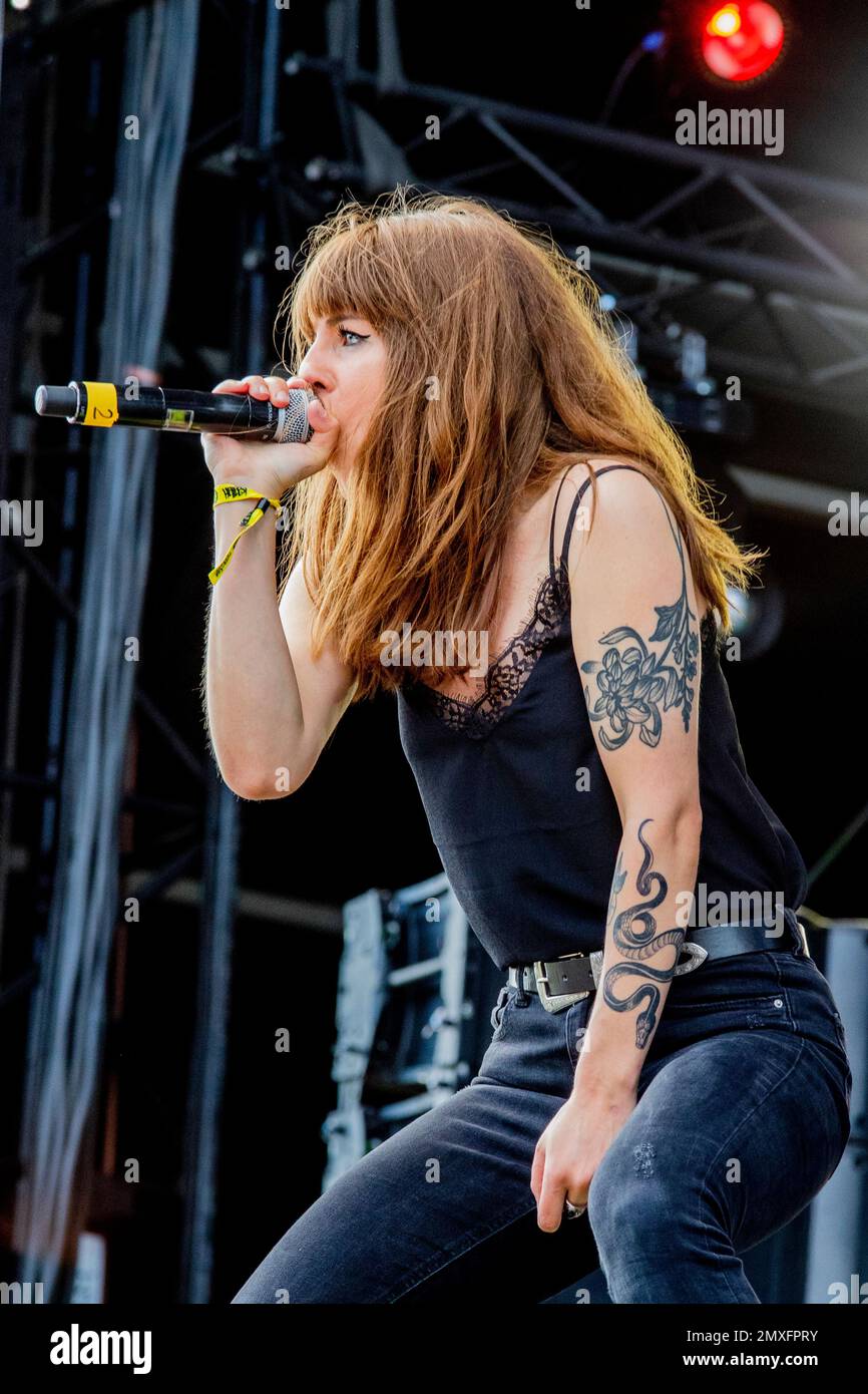 Francia 21 giugno 2019 Lillies caduto - vivere all'Inferno Fest Clisson © Andrea Ripamonti / Alamy Foto Stock